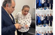 بحضور وفد مؤسسة رسالة السلام العالمية مديرة المدارس الأرثوذكسية الوطنية بالأردن تشيد بكتاب المفكر العربي علي محمد الشرفاء وتؤكد فكر يبني جسور السلام بين أبناء الإنسانية