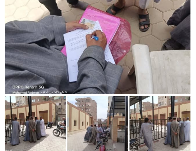 محلى نجع حمادي يفرض الانضباط بالشوارع.. وإقبال ملحوظ من الباعة الجائلين على السوق الحضاري بالترعة الضمرانية