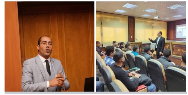 تكريم الدكتور ايمن غريب لحصوله على الاستاذية بجامعة الازهر 