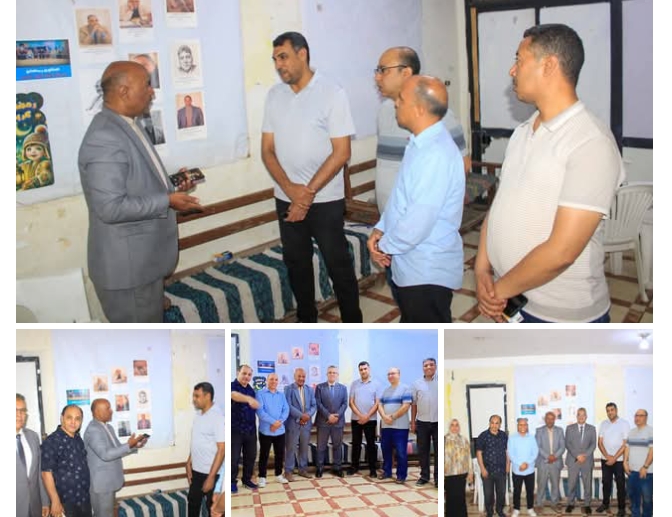 مدير الأندية الثقافية بوزارة الشباب والرياضة يقوم بزيارة مركز شباب عزبة حامد بقنا