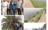 محافظ قنا يتفقد منطقة هبوط نجع موسى وأسفل كوبري نجع حمادي