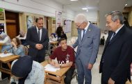 رئيس جامعة المنوفية يتفقد سير أعمال امتحانات الفصل الدراسي الثاني بكلية التربية