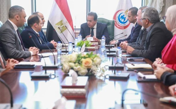 وزير الصحة يبحث مع شركتى STM وRVG تعزيز التعاون فى المشروعات القومية والتحول الرقمي