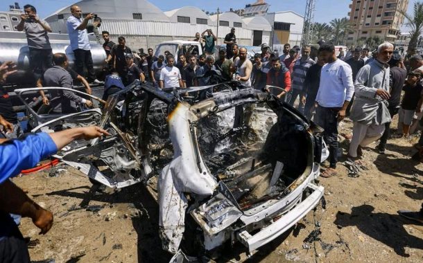 غارة إسرائيل تقتل 5 على مركز شرطةفي غزة ومساع جديدة لإنقاذ وقف النار