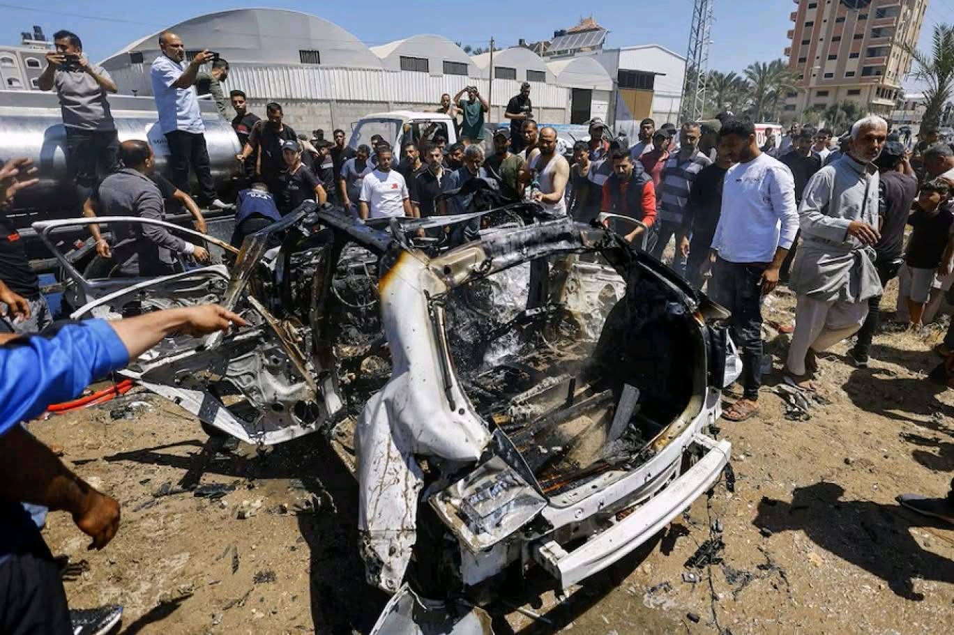 غارة إسرائيل تقتل 5 على مركز شرطةفي غزة ومساع جديدة لإنقاذ وقف النار