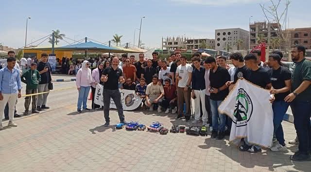 الجامعة المصرية الروسية تعلن الفائزين فى رالى السيارات الروبوتية
