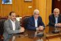 نائب رئيس الجامعة لشئون التعليم والطلاب ومنسق عام الجامعة يلتقي بمقيمى جائزه التميز الحكومى بجامعه المنوفية