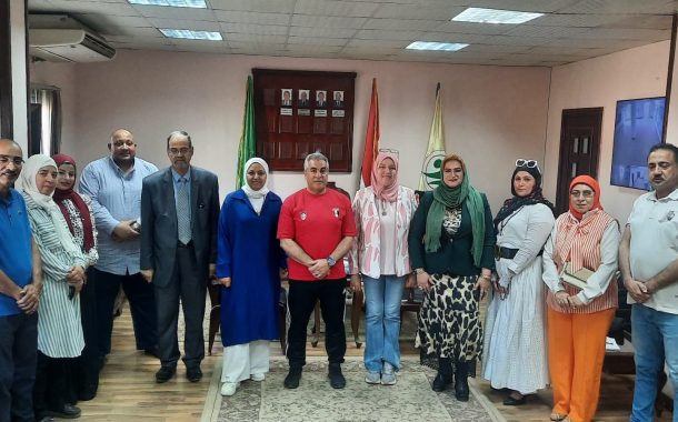 زياره فريق مركز ضمان الجوده لكليه العلوم الرياضية بجامعة المنوفية