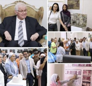 الجامعة المصرية الروسية تنظم معرض حصاد 4 بمشاركة 200 عمل فنى