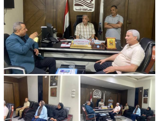 وكيل تعليم قنا يعقد اجتماعا بغرفة عمليات الشهادة الاعدادية
