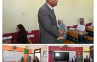 محافظ جنوب سيناء يتابع انتظام امتحانات الشهادة الإعدادية بمدرسة الزهور الإعدادية بنات بطور سيناء