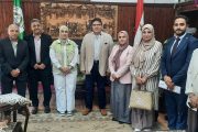 زياره فريق مركز ضمان الجوده لمراجعه معايير الاعتماد البرامجى بكليه الزراعه جامعه المنوفيه