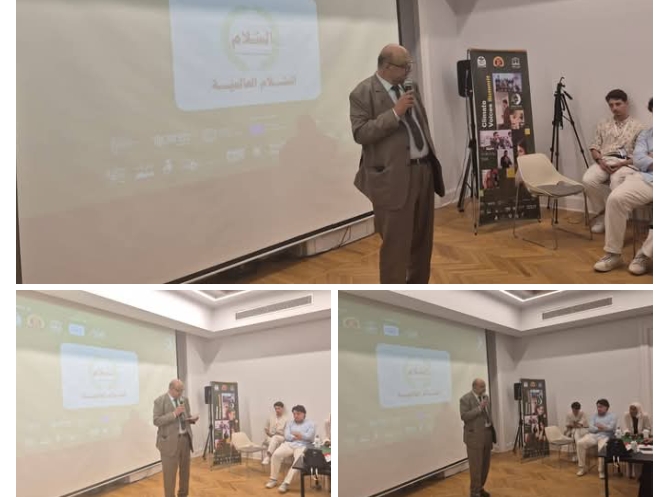 رئيس مجلس أمناء مؤسسة رسالة السلام العالمية أمام قمة أصوات المناخ :